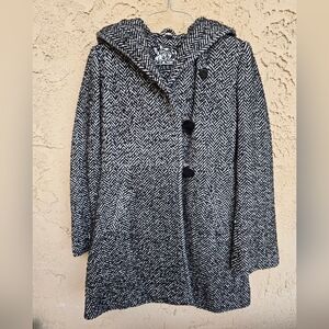 GUESS vintage peplum pea coat